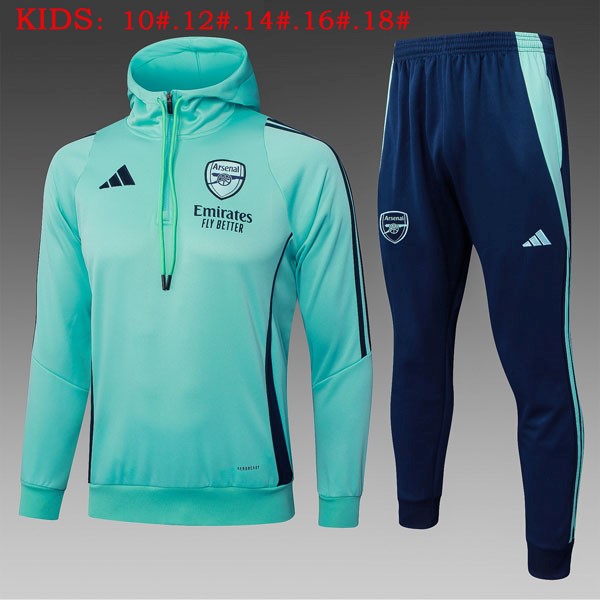 Ninos Sudadera Con Capucha Arsenal 2025/26 Verde 5